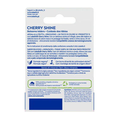 Labello Cherry Shine Balsamo Labbra Ciliegia Effetto Shine Idratante 4,8g