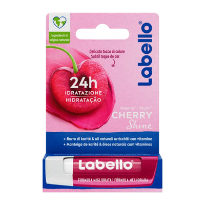 Labello Cherry Shine Balsamo Labbra Ciliegia Effetto Shine Idratante 4,8g