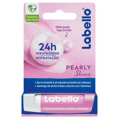 Labello Pearly Shine Balsamo Labbra Colorato Effetto Brillante Idratante 4,8g