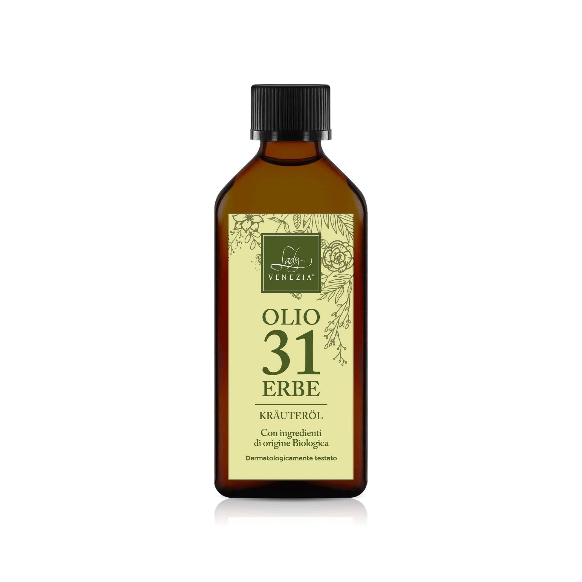 Olio 31 Erbe Krauterol dettaglio etichetta