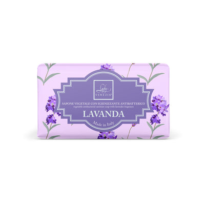 Saponetta Lady Venezia Lavanda 100% vegetale vegana 100g con clorexidina antisettica