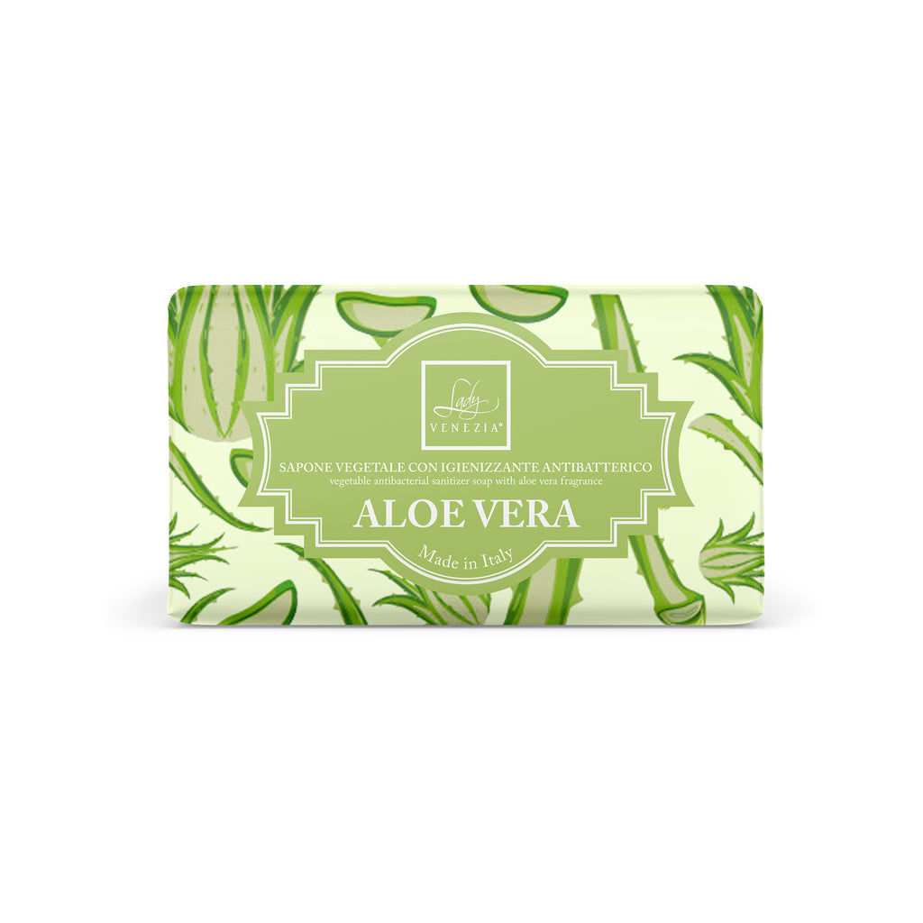 Saponetta Lady Venezia Aloe Vera 100% vegetale vegana 100g con clorexidina antisettica