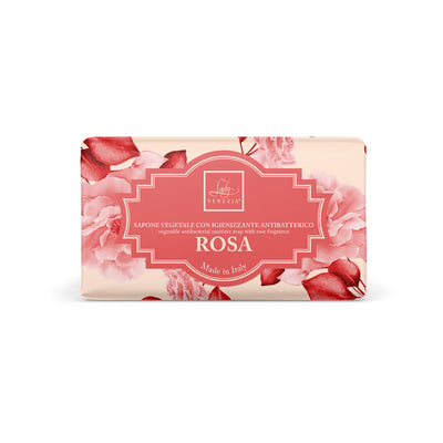 Saponetta Lady Venezia Rosa 100% vegetale vegana 100g con clorexidina antisettica