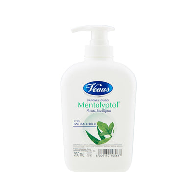 SAPONE LIQUIDO CON ANTIBATTERICO VENUS MENTA ED EUCALIPTUS 250 ml