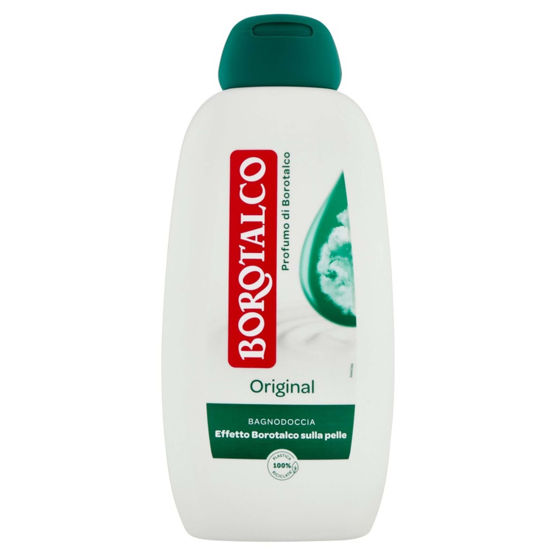 Borotalco Original bagno doccia 600 ml dettaglio flacone con formula effetto borotalco
