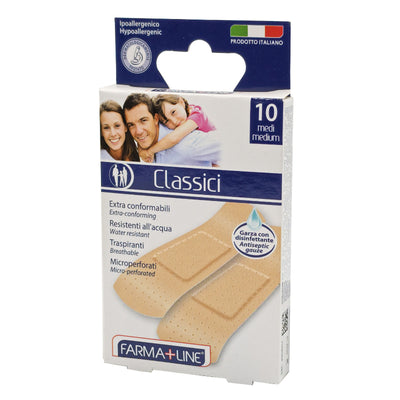 Farmaline Cerotti Classici Medi 7x2 cm 10 Pezzi