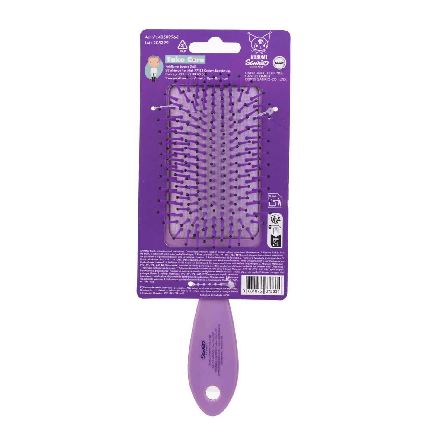 Spazzola Districante Kuromi Viola