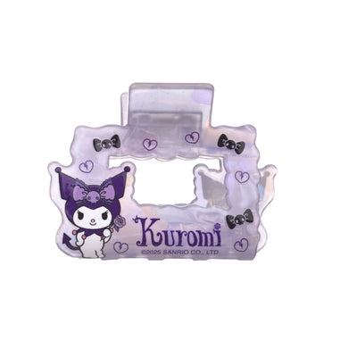 Clip capelli Kuromi Sanrio modello B design giocoso per acconciature