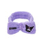 Kuromi Sanrio fascia capelli peluche viola 21cm fiocco e ricamo personaggio