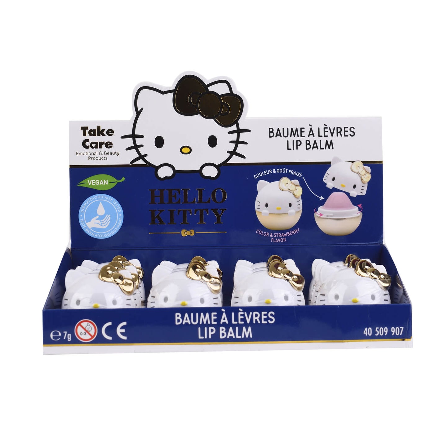 1 Lip Balm Hello Kitty 3D Gold 7g