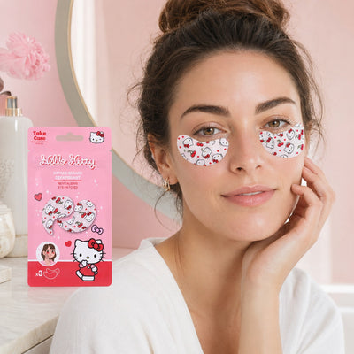 Take Care Hello Kitty 3 Paia Patch Contorno Occhi in Gel Rivitalizzanti Vegan