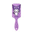 Spazzola districante Kuromi Sanrio viola con setole flessibili ergonomica