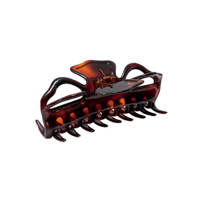 Pinzone per capelli tartarugato 11 cm fantasia tartarugata classica per capelli voluminosi