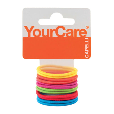 Elastici NoClip small colorati PP235 YourCare senza clip metalliche fermacapelli 12pz
