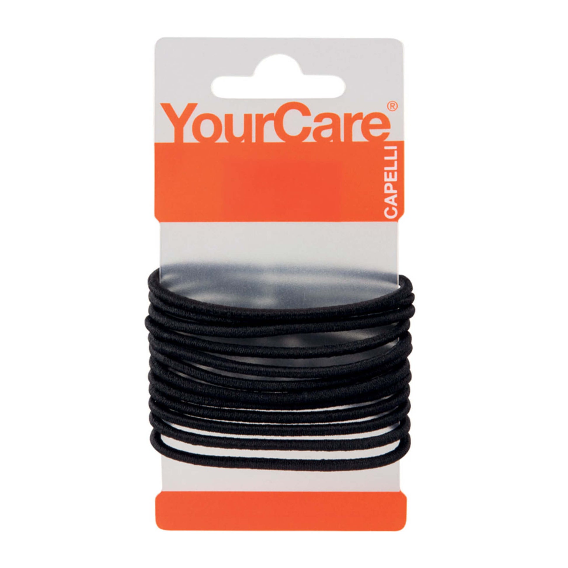 Elastici NoClip large nero YourCare senza clip metallica fermacapelli 12pz capelli delicati