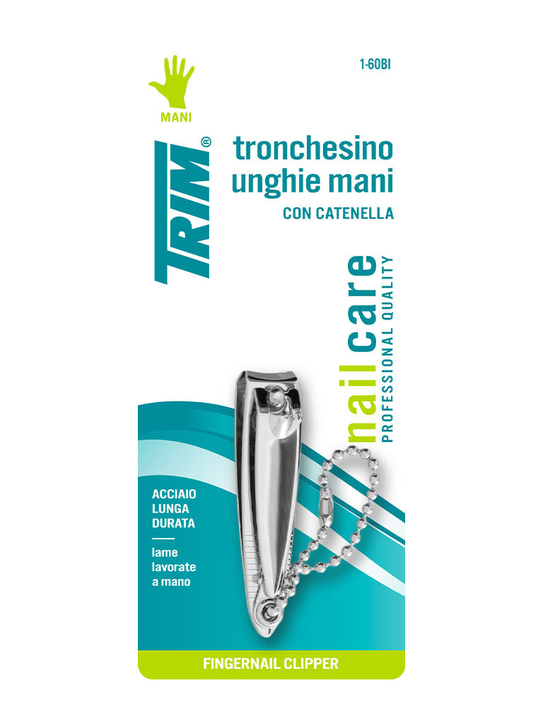 TRIM TAGLIA UNGHIE MANI IN BLISTER CON CATENELLA 1-25 BI