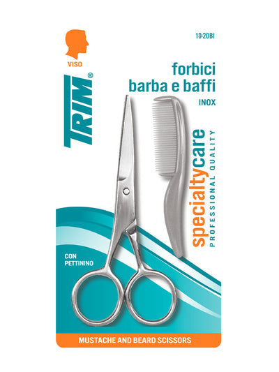 TRIM FORBICI BARBA E BAFFI INOX 10-20 BI
