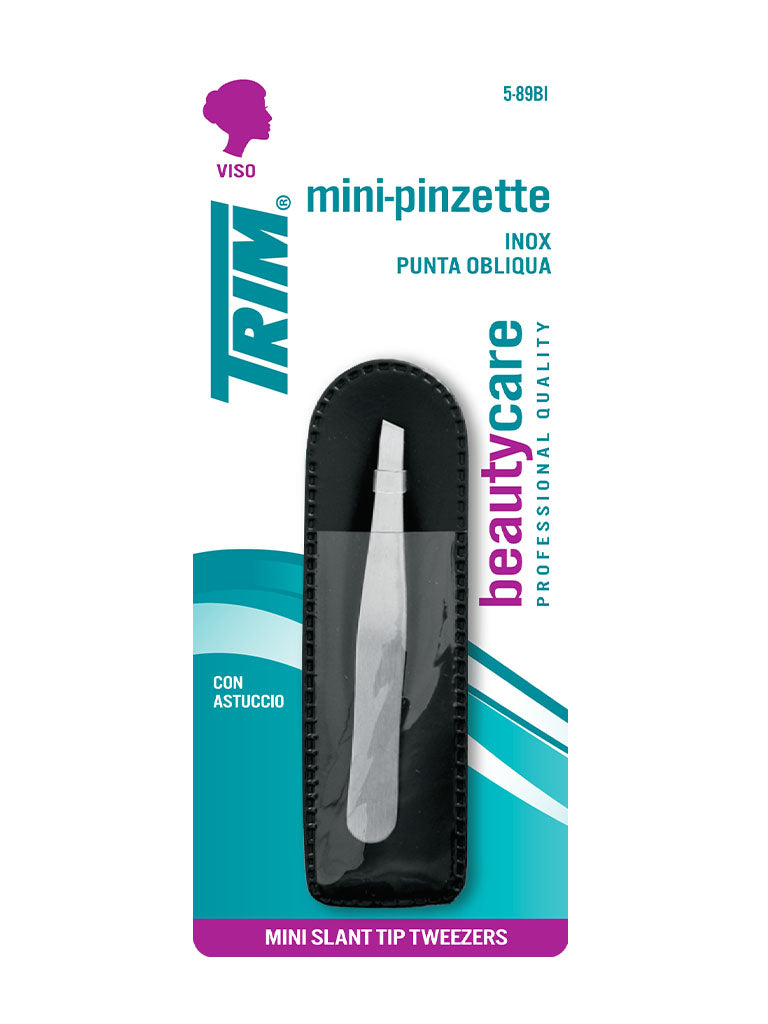 TRIM MINI PINZETTE INOX CON ASTUCCIO 5-89 BI