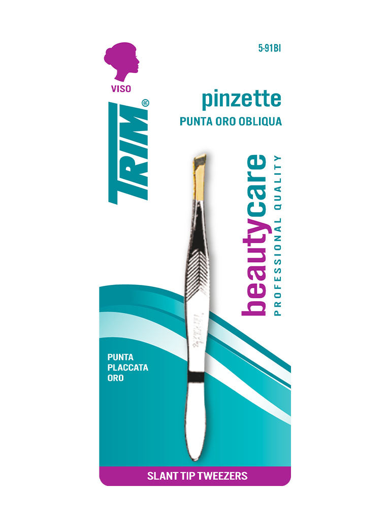 TRIM PINZETTE PUNTA ORO OBLIQUA 5-91 BI