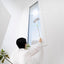 White Glass Kit Vetri e Specchi 3 in1 Estensibile fino ad 1 Metro con Microfibre e Tira Acqua