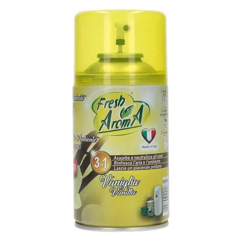 Deodorante Fresh Aroma 250ml fragranza Vaniglia flacone spray per ambienti interni