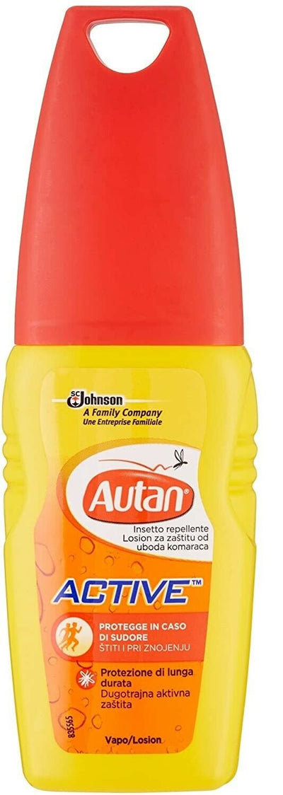Flacone Autan Protezione Attiva Vapo repellente zanzare 100 ml con erogatore spray