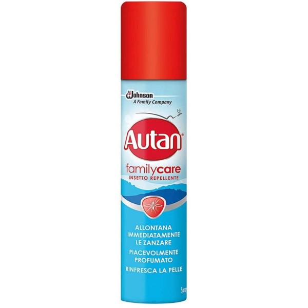 Flacone Autan Family Care Spray Secco repellente insetti 100 ml con nebulizzatore