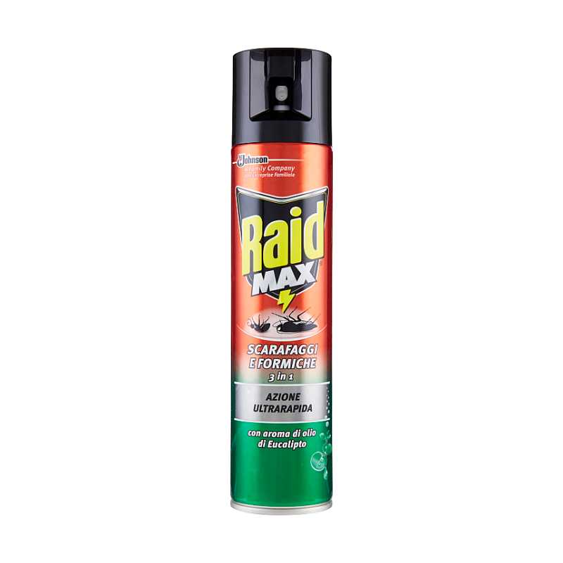RAID SCARAFAGGI E FORMICHE SPRAY EUCALIPTOLO 400ml