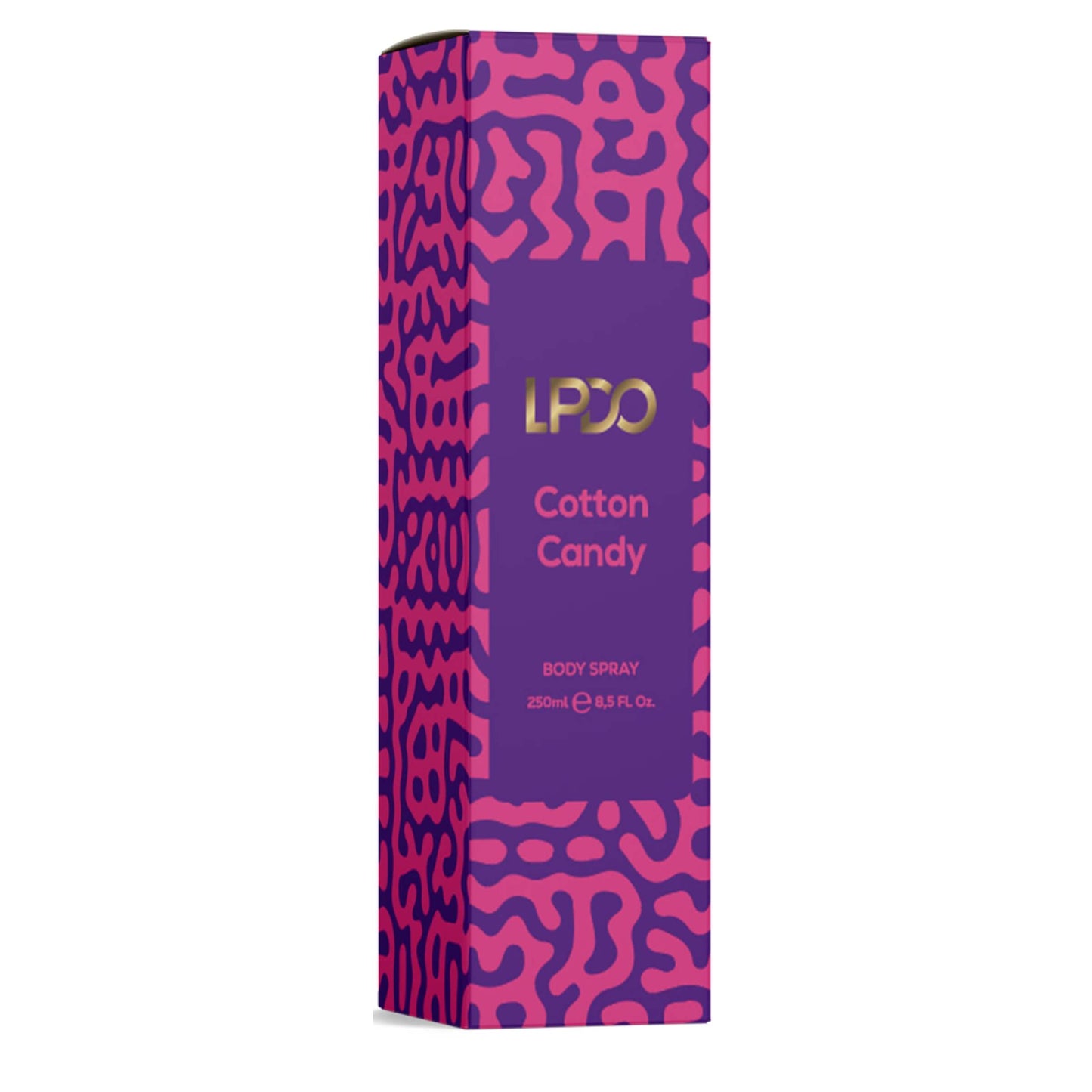 LPDO Cotton Candy Body Spray 250ml dettaglio packaging corpo