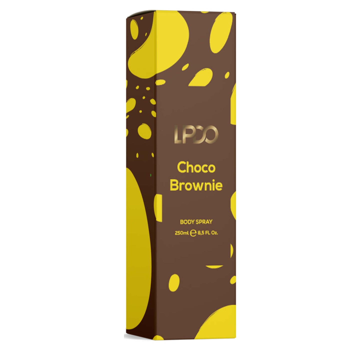 LPDO Choco Brownie Body Spray 250ml dettaglio packaging corpo
