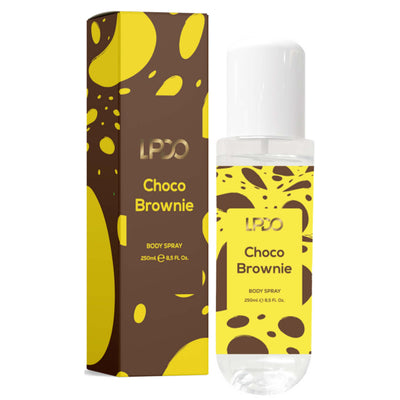 LPDO Choco Brownie Body Spray 250ml flacone note cacao vaniglia zucchero caramellato