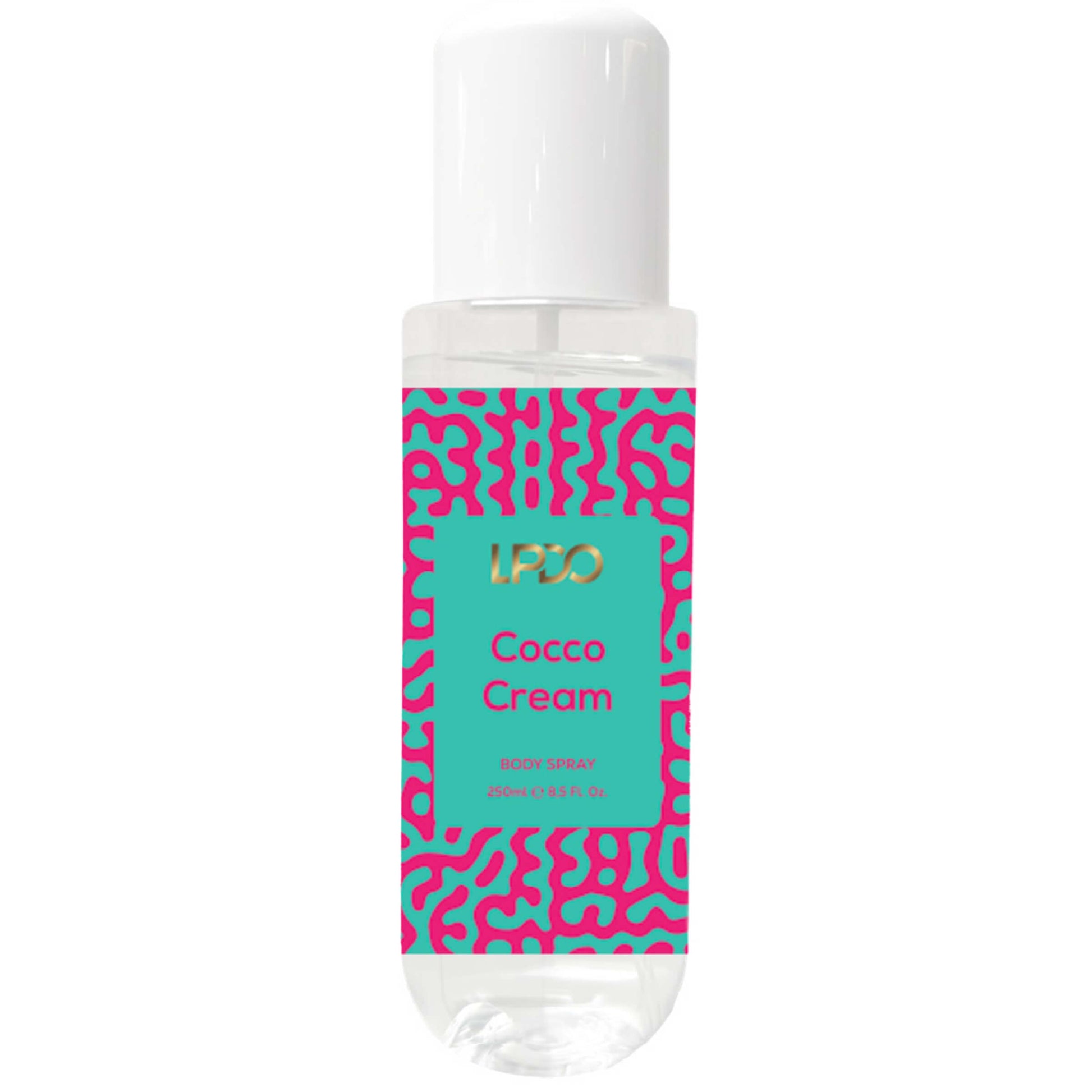 LPDO Cocco Cream Body Spray 250ml retro etichetta ingredienti