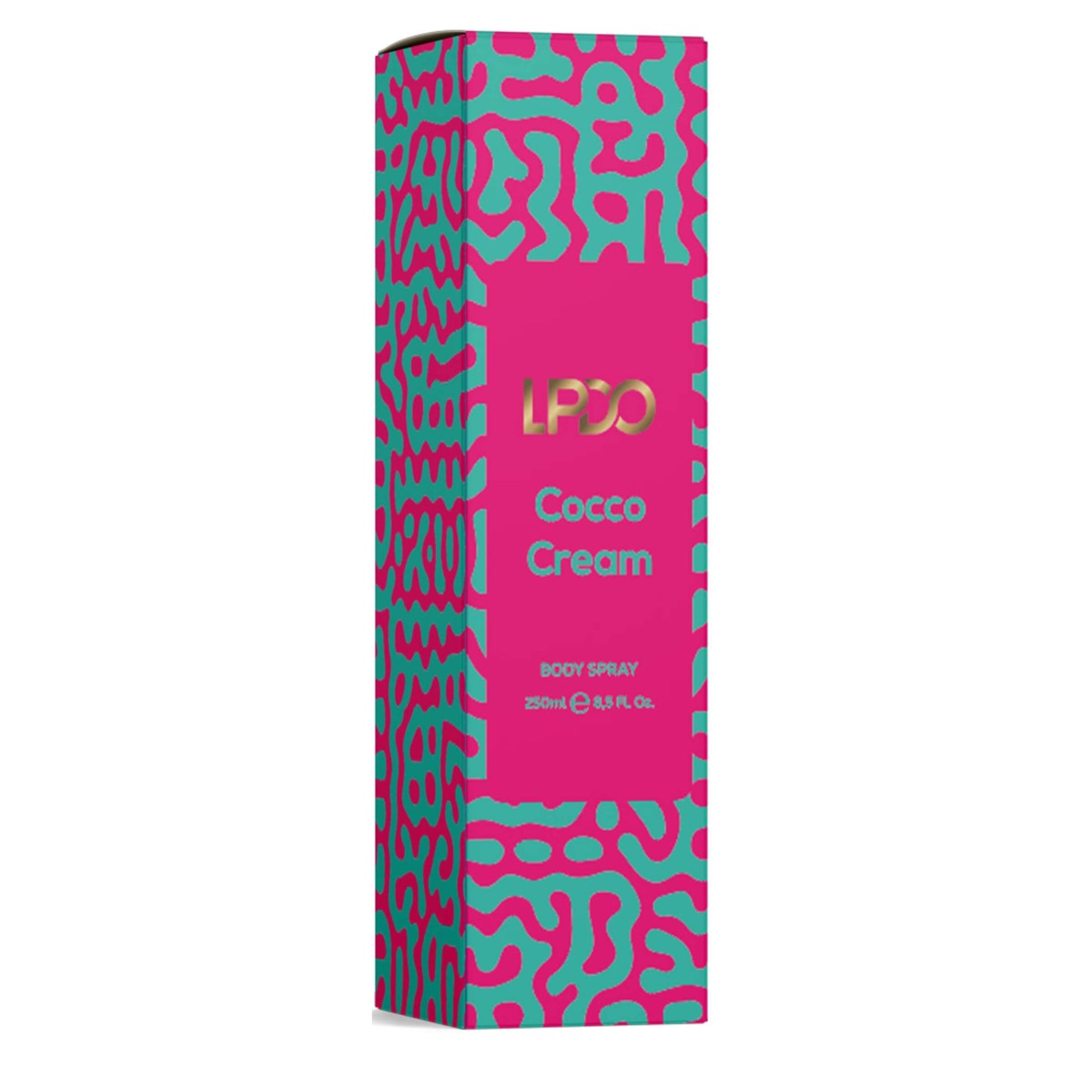 LPDO Cocco Cream Body Spray 250ml dettaglio packaging corpo