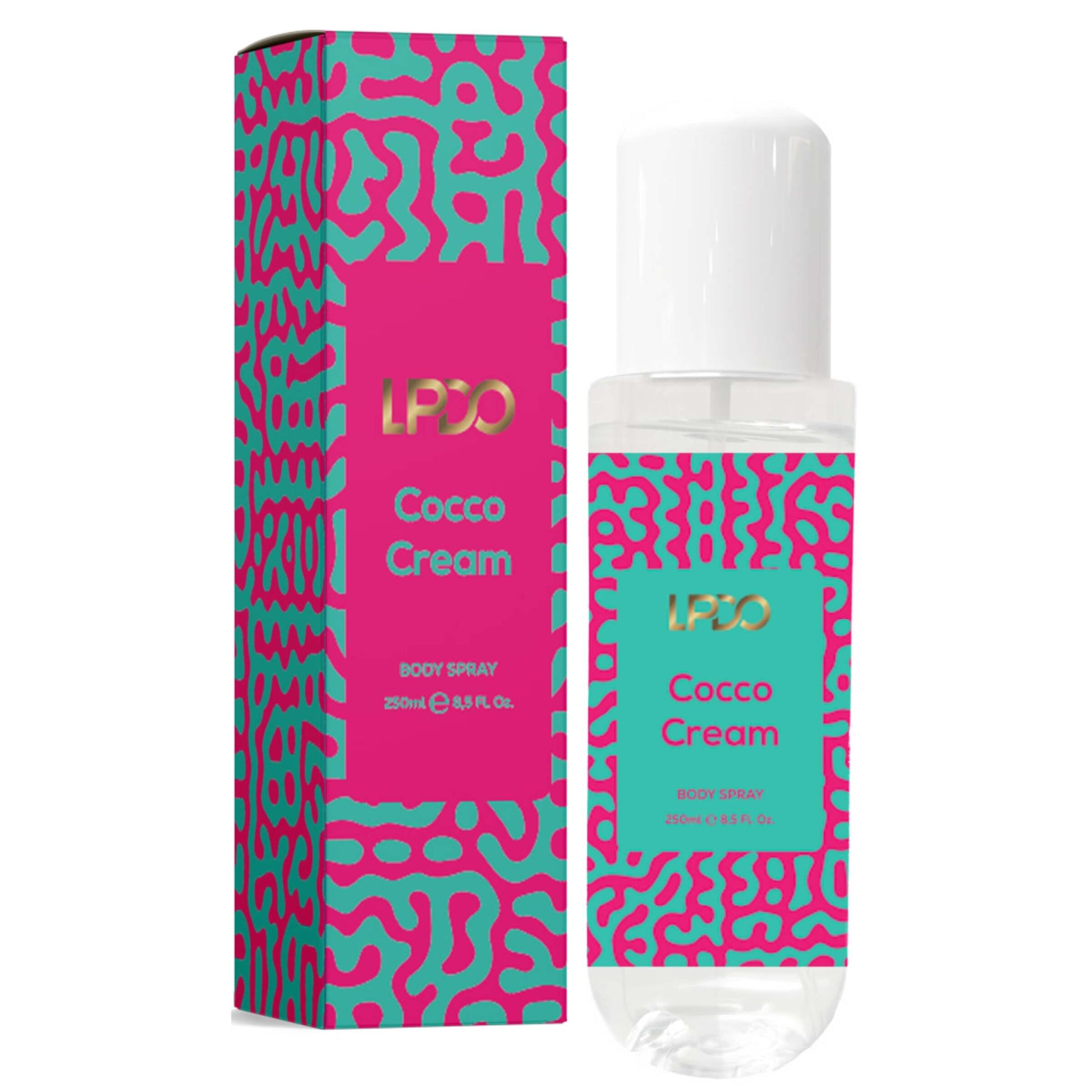 LPDO Cocco Cream Body Spray 250ml flacone note cocco tropicale estate