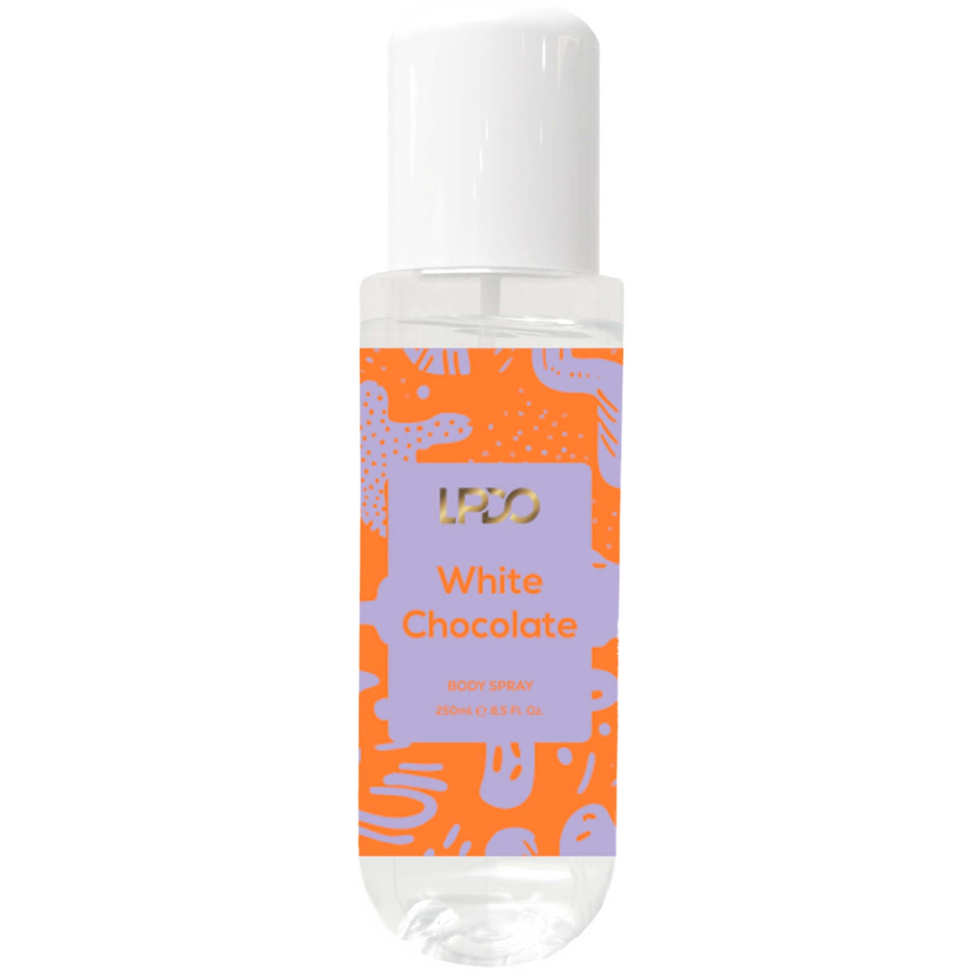 LPDO White Chocolate Body Spray 250ml retro etichetta ingredienti