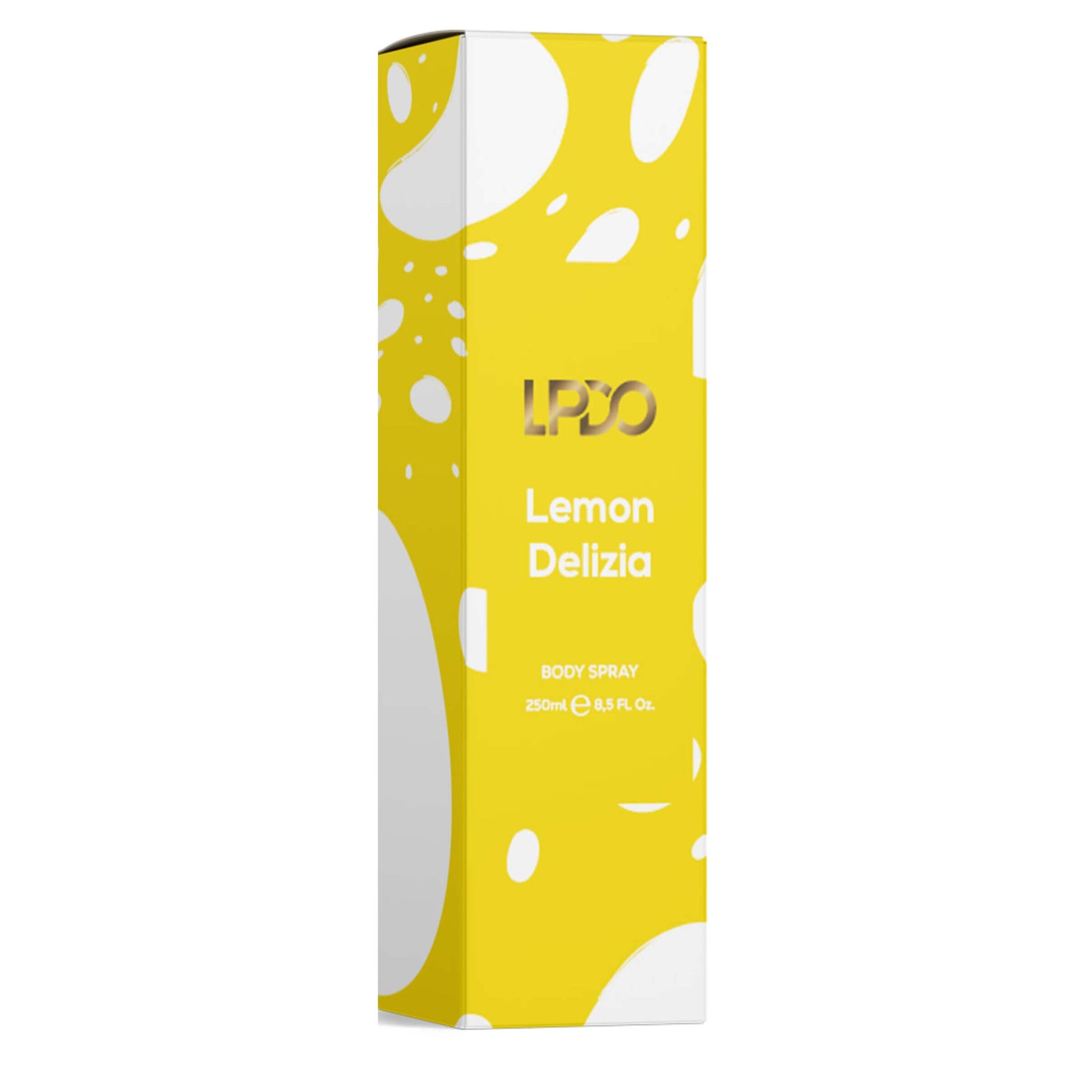 LPDO Lemon Delizia Body Spray 250ml dettaglio packaging corpo