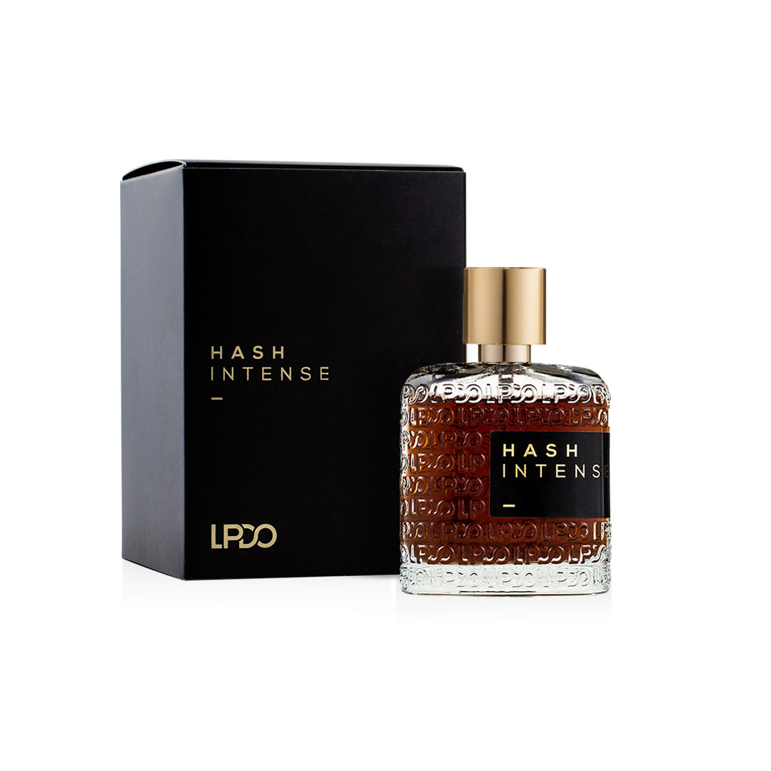 LPDO Hash Intense EDPI 30ml flacone cannabis note verdi resina caffè orientale