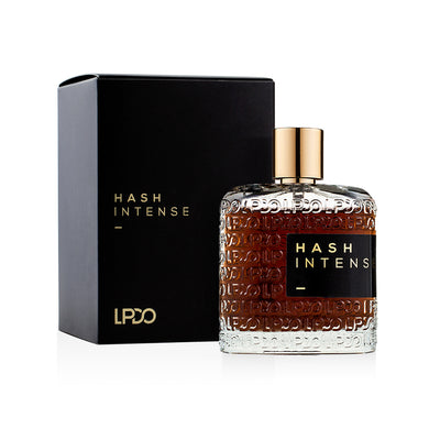 LPDO Hash Intense EDPI 100ml flacone cannabis note verdi resina caffè orientale