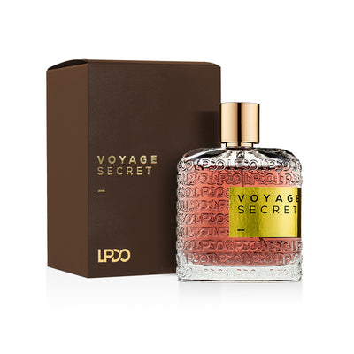 LPDO Voyage Secret EDPI 100ml flacone oud benzoino gurjum zafferano