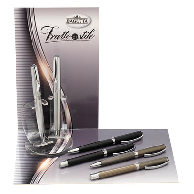 Bagutta Tratto di Stile Penne Microtesturizzate Assortite 6 pezzi con Espositore