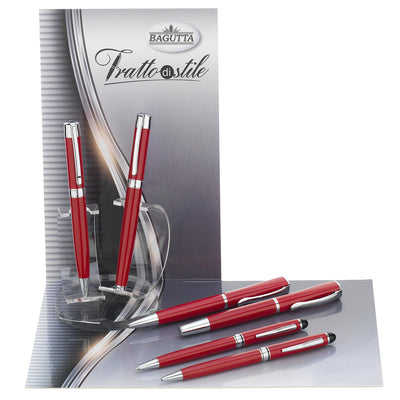 Bagutta Tratto di Stile Penne Rosse Assortite 6 pezzi con Espositore
