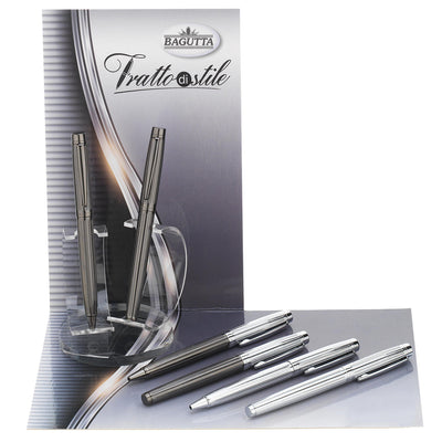 Bagutta Tratto di Stile Penne a Righe Verticali Assortite 6 pezzi con Espositore
