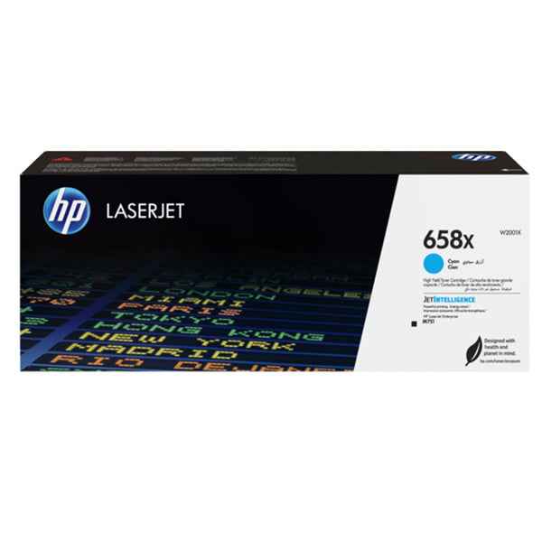 Hp - Toner originale -  LaserJet HP 658X - Ciano - W2001X - ad alta capacità