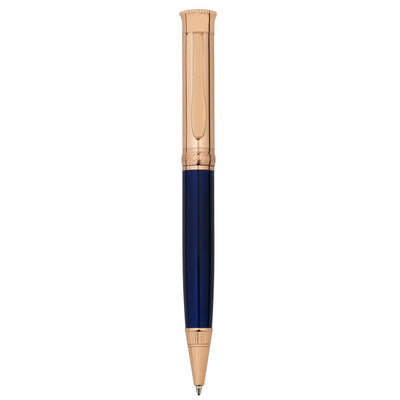 Bagutta Tratto di Stile Penna a Sfera Smalto Blu con Finiture Rame