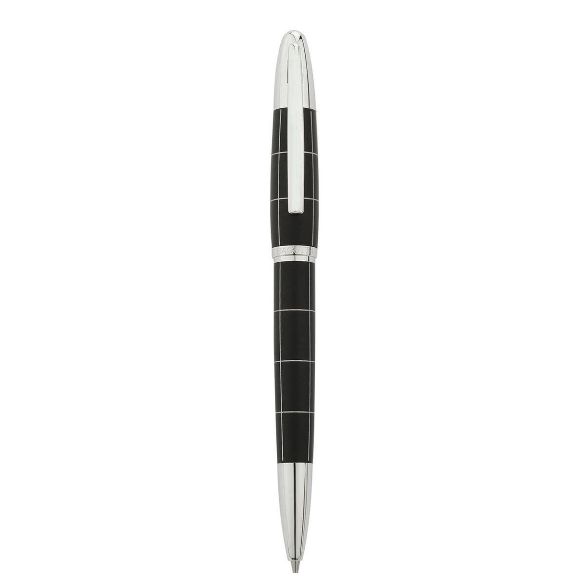 Bagutta Tratto di Stile Matita Portamine 0,7 mm Nera con Righe Cromate