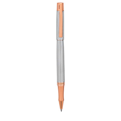 Bagutta Tratto di Stile Penna Roller Bicolore Oro Rosa con Cappuccio Cromato