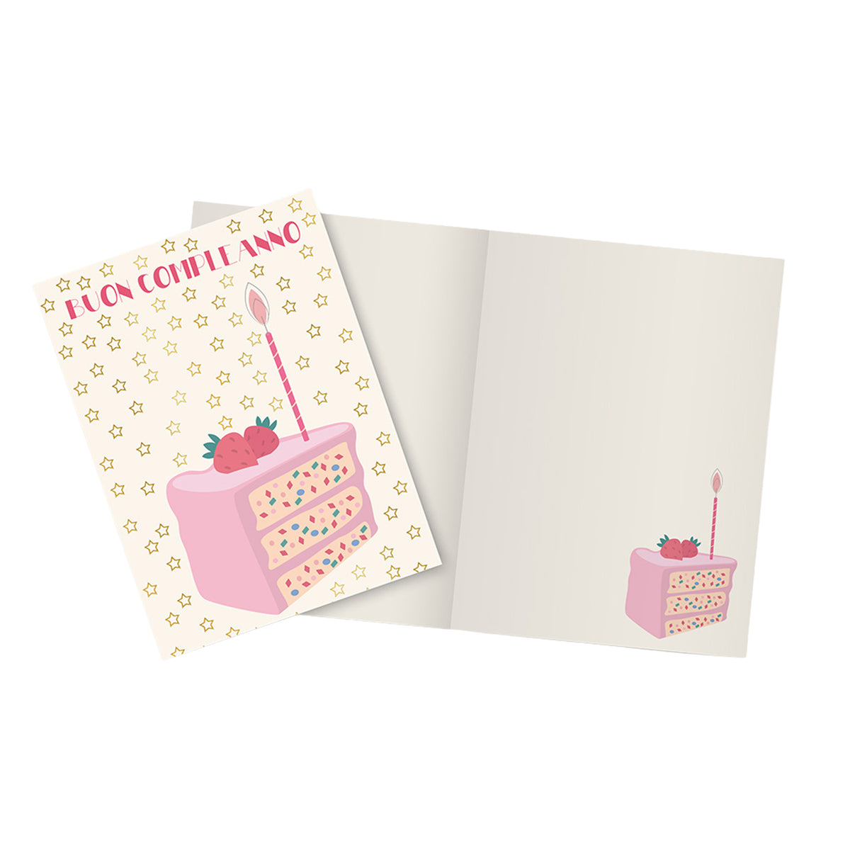 81325 - BIGLIETTI BUON COMPLEANNO CON FOIL ARGENTO (12PZ)