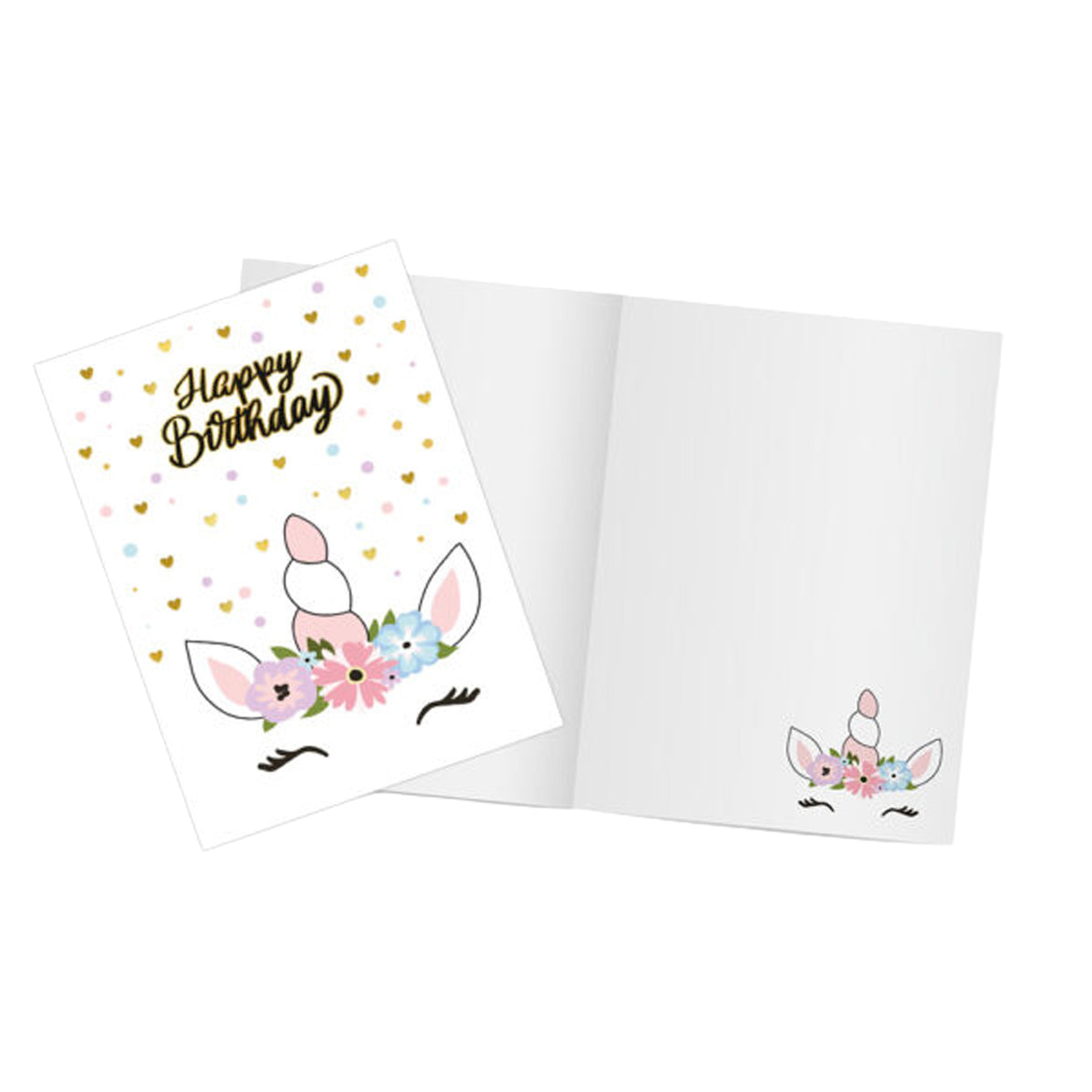 81325 - BIGLIETTI BUON COMPLEANNO CON FOIL ARGENTO (12PZ)