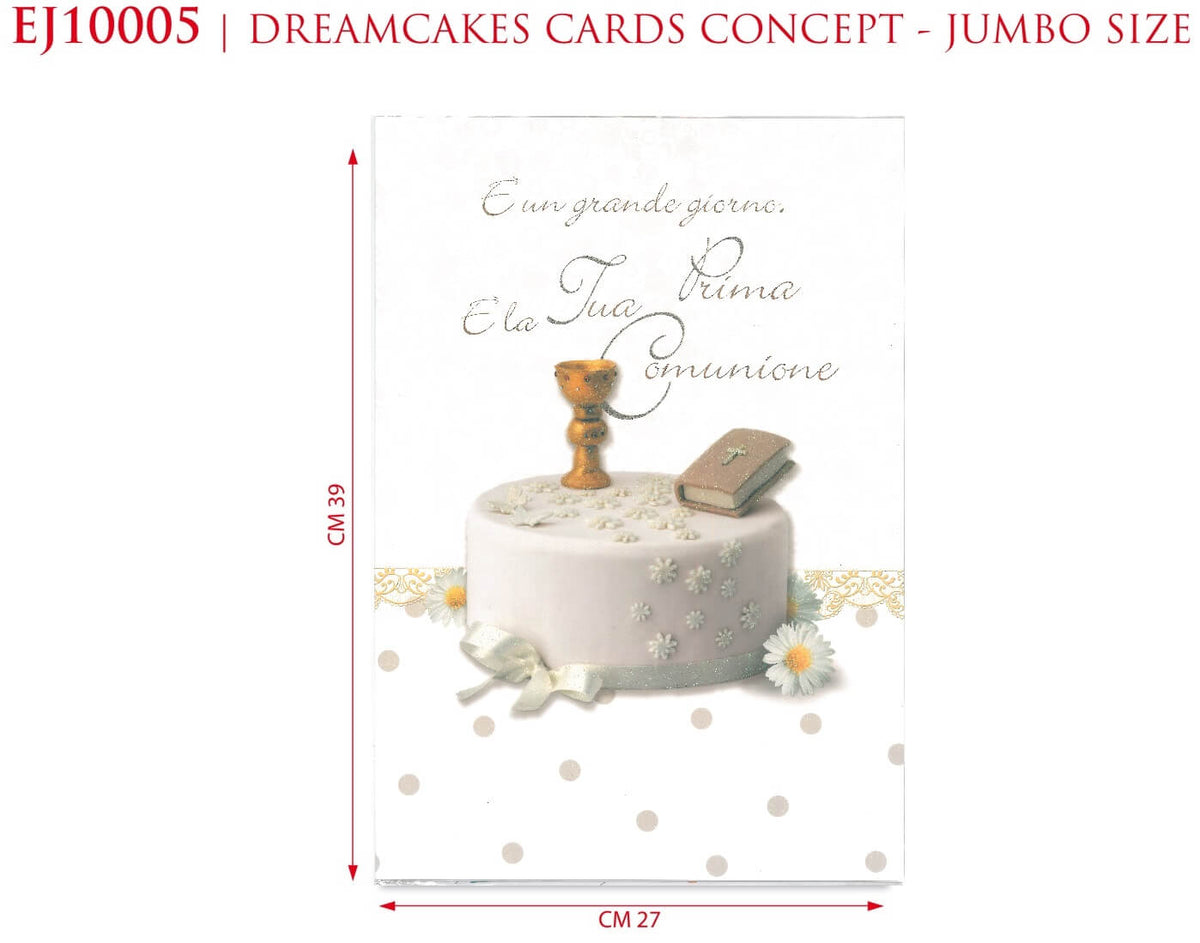 EJ10005 - COMUNIONE JUMBO SIZE 39x27 (1PZ)