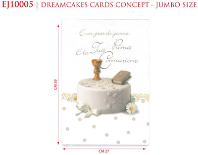 EJ10005 - COMUNIONE JUMBO SIZE 39x27 (1PZ)
